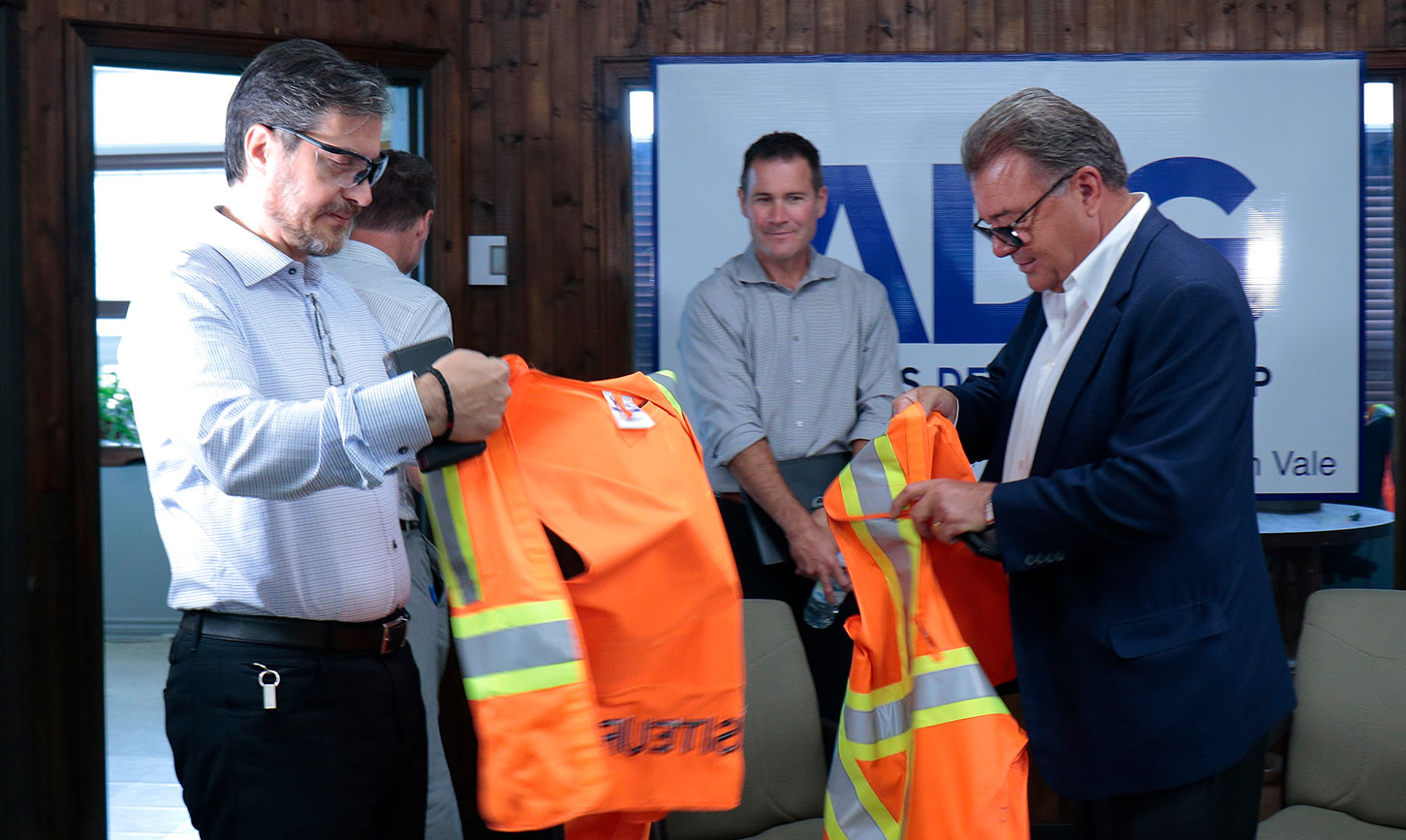 AirBoss leadership visit Acton Vale